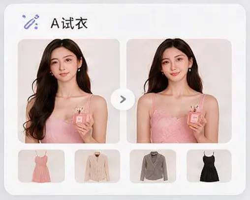 AI虚拟试衣预览