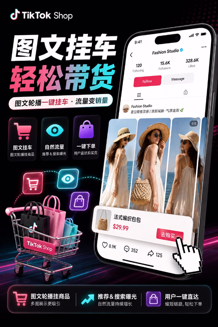 TikTok 图文视频工作流